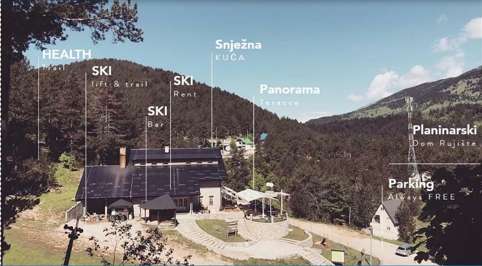 Hotel Snjezna Kuca - Nature Park Of Bosnia Herzegovina Padezina エクステリア 写真